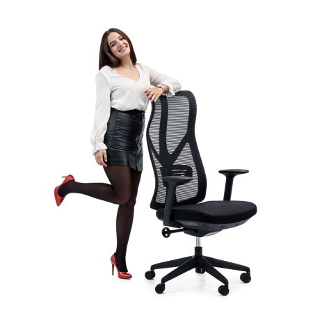 Офисное кресло King-11 Sinchrocomfort Black (Черный)