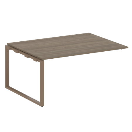 Проходной наборный элемент переговорного стола Metal System Style БО.ППРГ-4 1600x1235x750 (Вяз/Мокко металл)