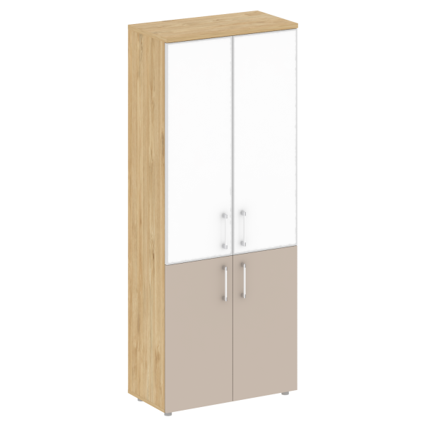 Шкаф высокий широкий Shift SK.ST-1.2R white (800x420x1977) (Тиквуд Светлый-Капучино) Шкаф высокий широкий Shift SK.ST-1.2R white (800x420x1977) (Тиквуд Светлый-Капучино)