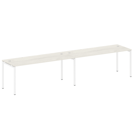 Рабочая станция на 2 раб.места Metal System Style БП.СМ-2.5 3600x720x750 (Акация/Антрацит металл)