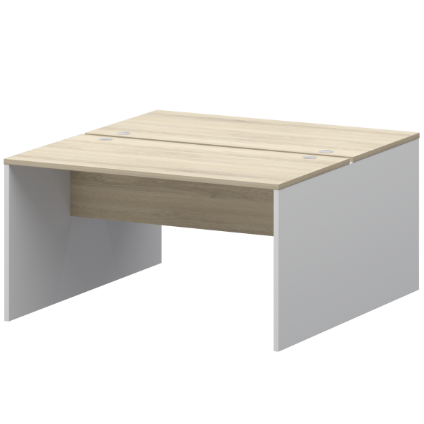 Бенч двойной Смарт СМСР25-2.14.73 1400x1496x750 (Белый/Кронберг)