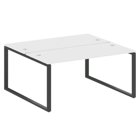Рабочая станция Metal System Style БО.РАС-СП-2.4 1600x1475x750 (Белый/Антрацит металл)