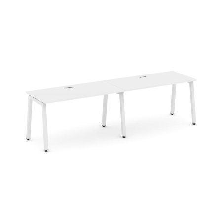 Рабочая станция 1 сторонняя SN-5A.ORS-014 (3160х700х750) (Белый/Металл Белый)