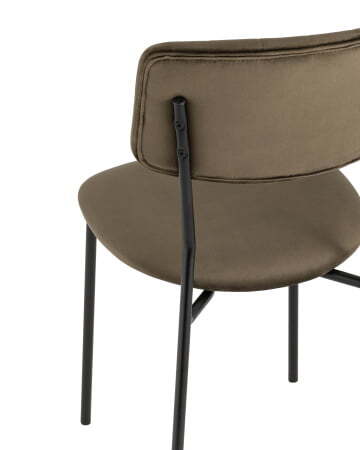 Стул Бандо велюр коричневый (Стул Бандо коричневый)