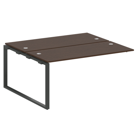 Проходной наборный элемент рабочей станции Metal System Style БО.ПРС-СП-2.4 1600x1475x750 (Венге Цаво/Антрацит металл)