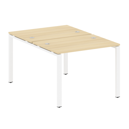 Рабочая станция Metal System Style БП.РАС-СП-2.1 1000x1475x750 (Акация/Белый металл)