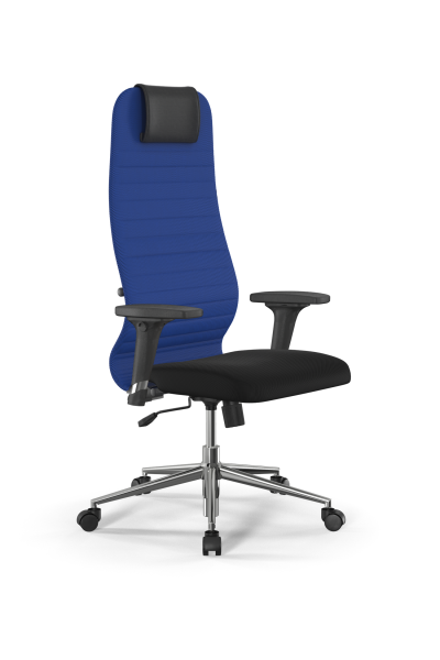 Кресло для руководителя Метта Sit 8 B1-10D - UMF(X1) /Uh02/Wh00/D02P(M09.B23.G18.W01) (Синий | Черный) Кресло для руководителя Метта Sit 8 B1-10D - UMF(X1) /Uh02/Wh00/D02P(M09.B23.G18.W01) (Синий | Черный)