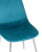 Стул Валенсия велюр темно-бирюзовый хромированные ножки (Стул Валенсия темно-бирюзовый)