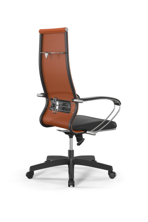 Кресло для руководителя Метта Sit 10 B1-163K - T+Extra /Km00/Wm12/K1cL(M09.B02.G15.W01) (Черный | Оранжевый)