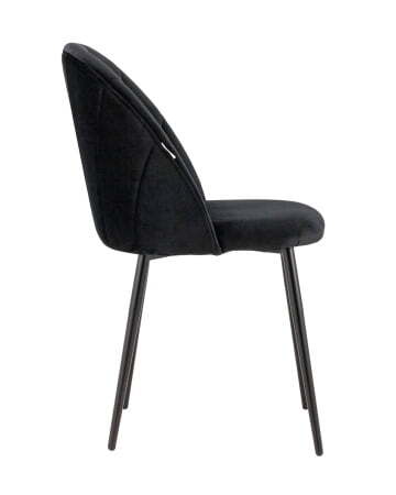 Стул Логан велюр черный (Стул Логан черный)