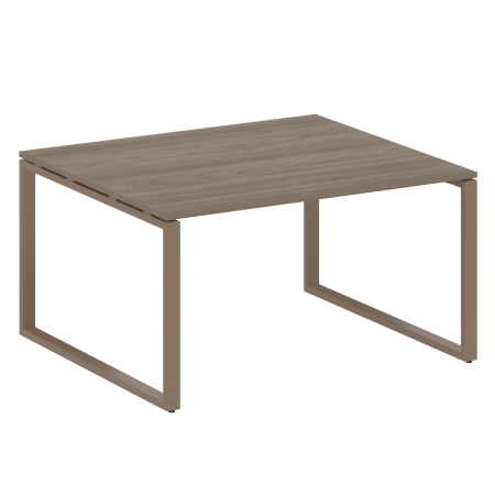 Переговорный стол 1 столешница Metal System Style БО.ПРГ-1.3 1400x1235x750 (Вяз/Мокко металл)