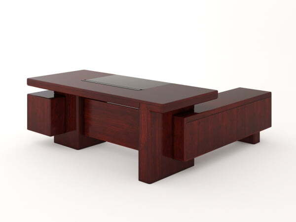Стол руководителя Mux R-203R 2100x2040x760 (Палисандр) Стол руководителя Mux R-203R 2100x2040x760 (Палисандр)