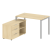 Рабочая станция с опорной тумбой левая Metal System Style БП.РС-СТС-2.2 Л 1300x1520x750 (Дуб Наварра/Серый металл) Рабочая станция с опорной тумбой левая Metal System Style БП.РС-СТС-2.2 Л 1300x1520x750 (Дуб Наварра/Серый металл)