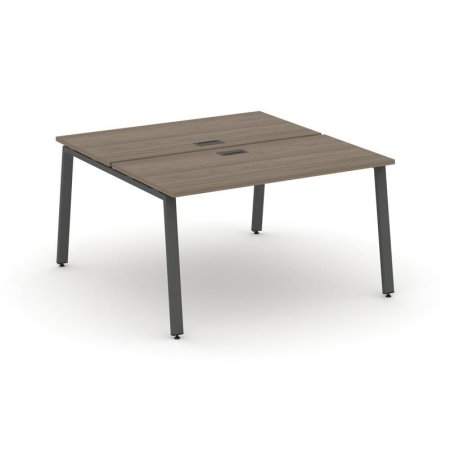 Рабочая станция 2-х сторонняя SN-6A.DRS-002 (1180х1232х750) (Вяз Благородный/Металл Антрацит)