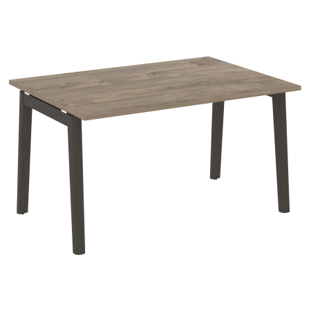 Стол переговорный на деревянных опорах Onix Wood OW.PRG-1.3 1380x980x750 (Тиквуд Темный/Дуб Темный)