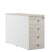Тумба приставная для сдвоенной столешницы, 4 ящика Tess TES28431211 (Белый)