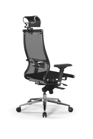 Кресло для руководителя Метта Samurai L2-9D - TS /Kb00/Nb00/D04P/H2cL-3D(M06.B32.G11.W03) (Черный)