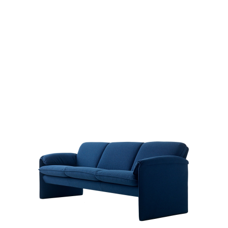 Диван офисный Инфинити (М-09) 3-х местный (Синий)