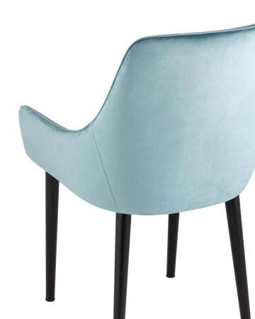 Стул Джоан велюр пыльно-голубой (Стул Джоан пыльно-голубой)