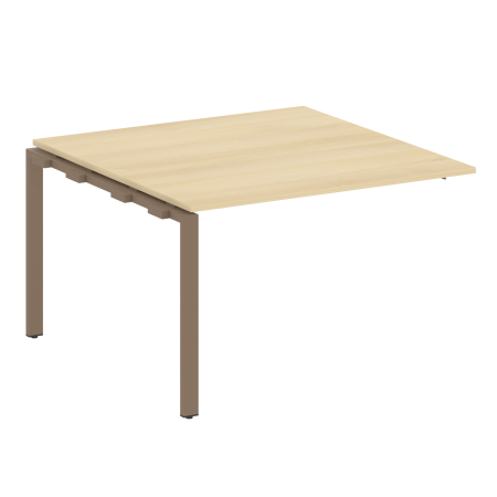 Проходной наборный элемент переговорного стола Metal System Style БП.ППРГ-2 1200x1235x750 (Акация/Мокко металл)