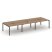 Рабочая станция 2-х сторонняя SN-5P.DRS-081 (2940х1632х750) (Тиквуд Светлый/Металл Антрацит) Рабочая станция 2-х сторонняя SN-5P.DRS-081 (2940х1632х750) (Тиквуд Светлый/Металл Антрацит)