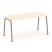 Стол рабочий ES.SP-4-VK (1580х730х750) (Тиквуд Светлый/Металл Латте)