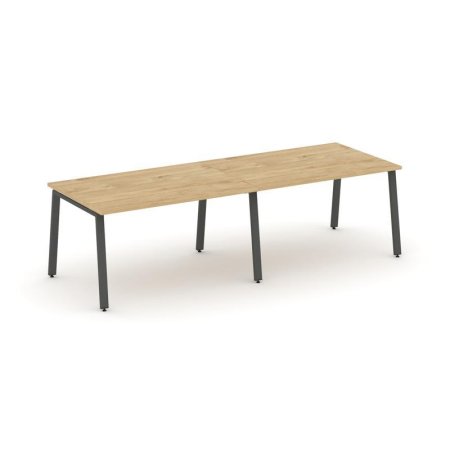 Стол переговорный SN-6A.SPRG-014.3 (3160х980х750) (Тиквуд Светлый/Металл Антрацит)