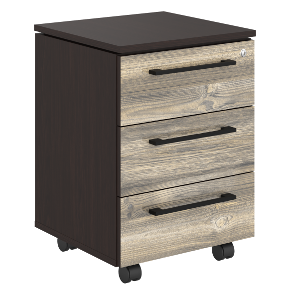 Тумба подкатная в кабинет руководителя серии Morris MMC-3D 465x450x652 (Дуб Базель/Венге Магия) Тумба подкатная в кабинет руководителя серии Morris MMC-3D 465x450x652 (Дуб Базель/Венге Магия)
