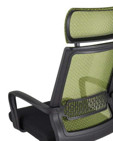 Кресло офисное TopChairs Style зеленое (Компьютерное кресло Style зеленый)
