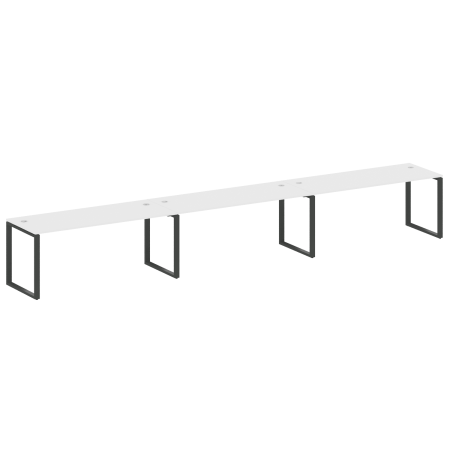 Рабочая станция Metal System Style БО.СМ-3.5 5400x720x750 (Белый/Антрацит металл)
