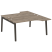 Рабочая станция на деревянных опорах Onix Wood OW.D.SA-1 1580x1995x750 (Тиквуд Светлый/Дуб Темный) Рабочая станция на деревянных опорах Onix Wood OW.D.SA-1 1580x1995x750 (Тиквуд Светлый/Дуб Темный)