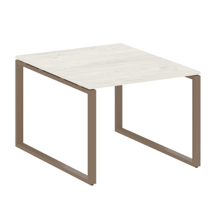 Переговорный стол 1 столешница Metal System Style БО.ПРГ-1.1 1000x1235x750 (Дуб Наварра/Мокко металл)