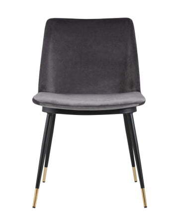 Стул Мелисса велюр темно-серый (Стул Мелисса темно-серый) Стул Мелисса велюр темно-серый (Стул Мелисса темно-серый)