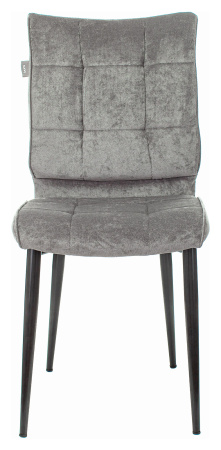 Стул для кухни KF-4 серый Light 19 металл черный на ножках (KF-4/LT19) (Серый)
