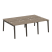 Рабочая станция на деревянных опорах Onix Wood OW.D.RS-6.0.8 2340x1635x750 (Тиквуд Светлый/Дуб Темный) Рабочая станция на деревянных опорах Onix Wood OW.D.RS-6.0.8 2340x1635x750 (Тиквуд Светлый/Дуб Темный)