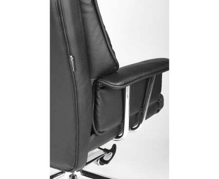 Президент / сталь + хром / черная  экокожа (Черный) Президент / сталь + хром / черная  экокожа (Черный)