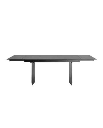 Стол обеденный Селин раскладной 160-240*90 керамика темная (Стол обеденный Селин черный) Стол обеденный Селин раскладной 160-240*90 керамика темная (Стол обеденный Селин черный)