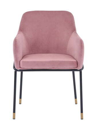 Стул Сандра велюр пыльно-розовый (Стул Сандра пыльно розовый)