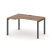 Стол рабочий эргономичный SN-5P.SPA-022(L) (1580х800/980х750) (Тиквуд Светлый/Металл Антрацит) Стол рабочий эргономичный SN-5P.SPA-022(L) (1580х800/980х750) (Тиквуд Светлый/Металл Антрацит)