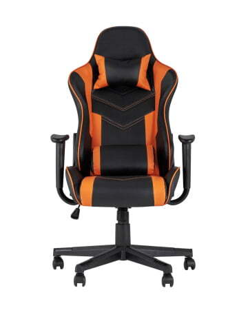 Кресло игровое TopChairs Impala оранжевое (Геймерское кресло Impala оранжевый)