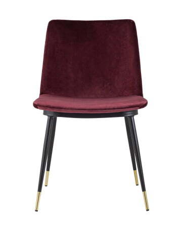 Стул Мелисса велюр бордовый (Стул Мелисса бордовый)