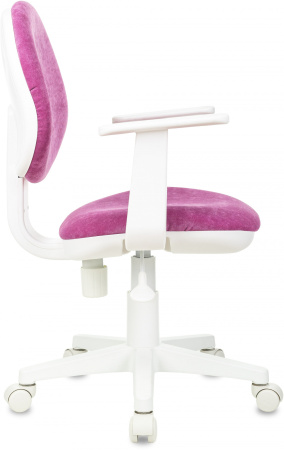 Кресло детское CH-W356AXSN малиновый Light-15 крестов. пластик пластик белый (Малиновый) Кресло детское CH-W356AXSN малиновый Light-15 крестов. пластик пластик белый (Малиновый)