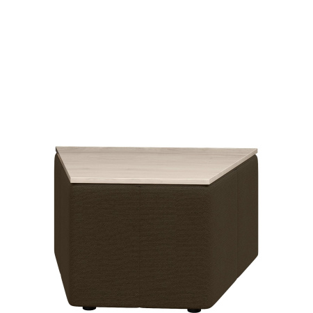 Диван Оригами. Стол трапеция. (Стол трапеция bravo_a_dark_brown)