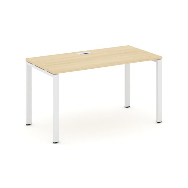 Стол письменный SN-6P.SP-022 (1180х800х750) (Акация Лорка/Металл Белый)