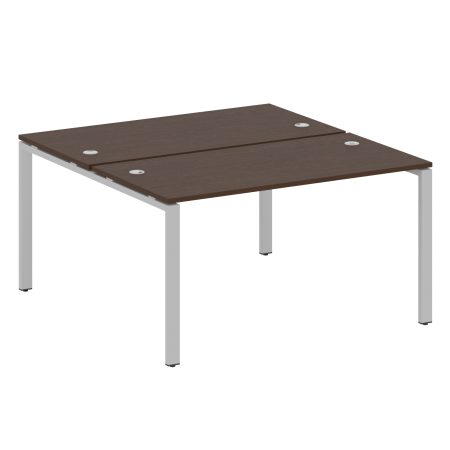 Рабочая станция Metal System Style БП.РАС-СП-2.3 1400x1475x750 (Венге Цаво/Серый металл)