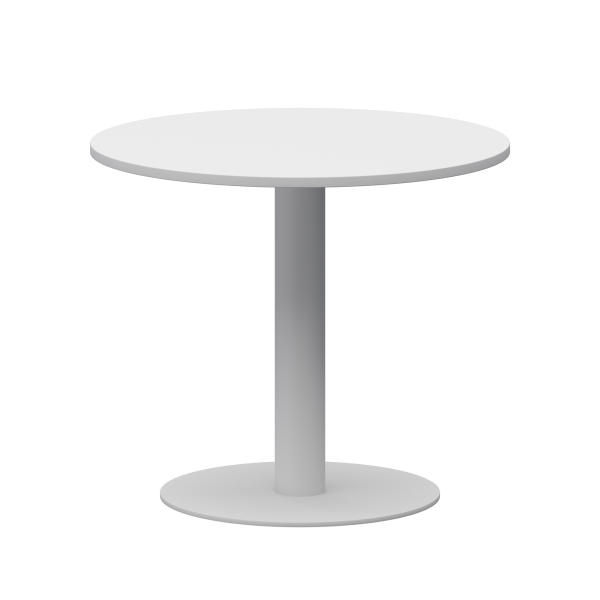 Стол круглый Арго-М АМ-Д90 900x900x760 (Белый/Белый)