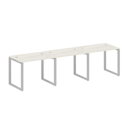 Рабочая станция Metal System Style БО.СМ-3.1 3000x720x750 (Дуб Наварра/Серый металл)