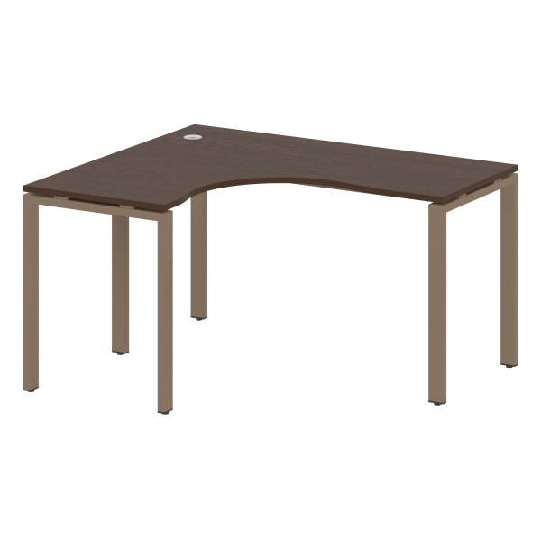 Стол криволинейный левый Metal System Style БП.СА-3 Л 1400x1200x750 (Венге Цаво/Мокко металл) Стол криволинейный левый Metal System Style БП.СА-3 Л 1400x1200x750 (Венге Цаво/Мокко металл)