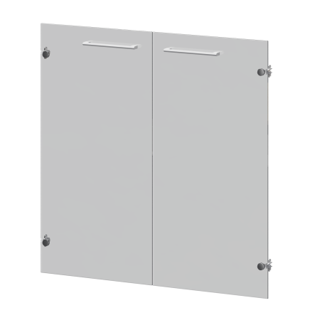 Фасады стеклянные Кортез KZF-28S(Б) 784x4x780 (Тонированный)