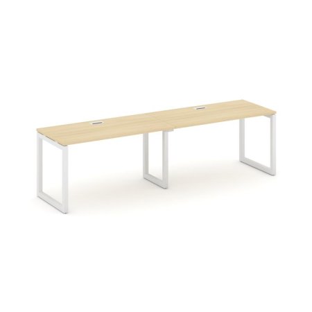 Рабочая станция 1 сторонняя SN-5O.ORS-014 (3160х700х750) (Акация Лорка/Металл Белый)